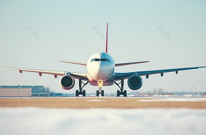 航空航天的飞机着陆在飞机跑道上,高清,摄影图,摄影图片,图片大全,摄影图免费下载